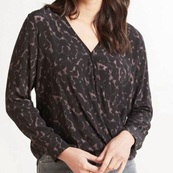 NWOT Women’s Rails Hillary Top In Diffused Cheetah SZ S - Picture 1 of 6